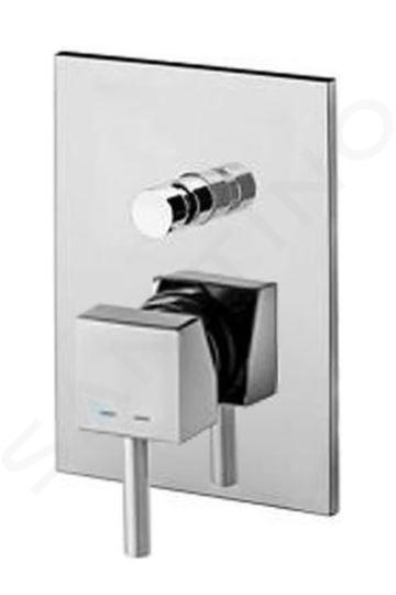 Paffoni Level - Batéria pod omietku s telesom, na 2 spotrebiče, chróm LEA015CR