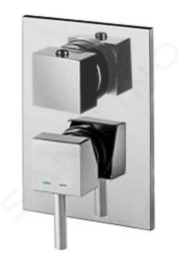 Paffoni Level - Batéria pod omietku s telesom, na 3 spotrebiče, chróm LEA019CR