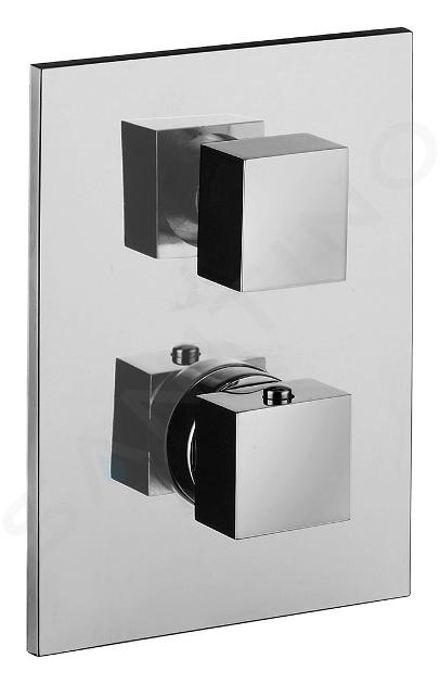 Paffoni Level - Mitigeur de douche thermostatique encastré, chrome LEQ513CR