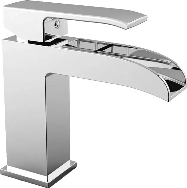 Mitigeur Lavabo Paffoni Level LES071 CR - Sans Bonde - Fait En Italie, Gris Chromé