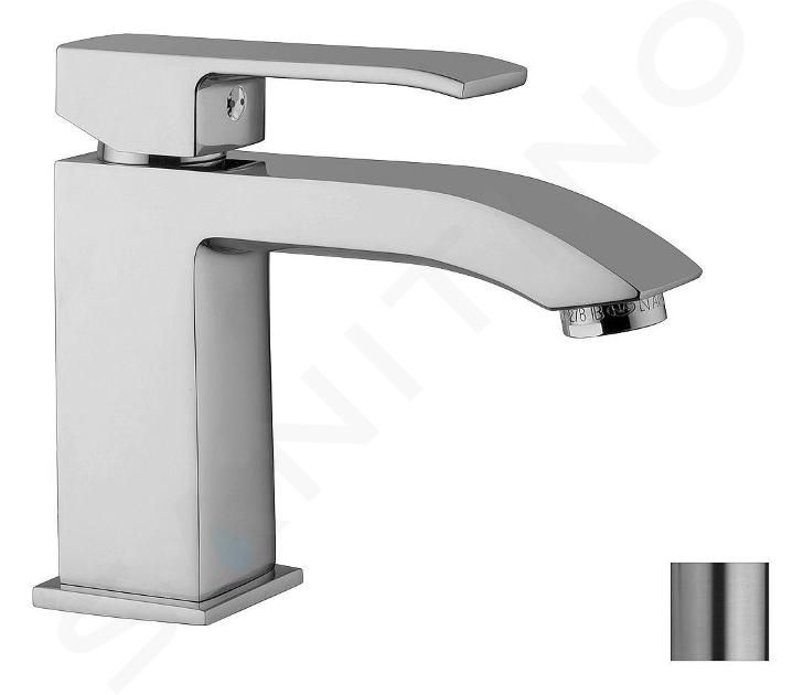 Paffoni Level - Miscelatore da lavabo, acciaio inox LES071ST