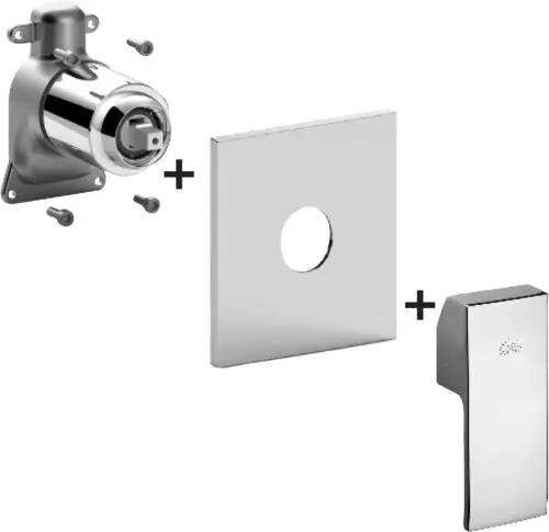 Paffoni Level - Batéria pod omietku na 1 spotrebič, chróm LESBOX010CR