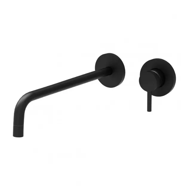 Paffoni Light - Mitigeur de lavabo encastré avec corps, installation de 2 trous, noir mat LIG105NO70