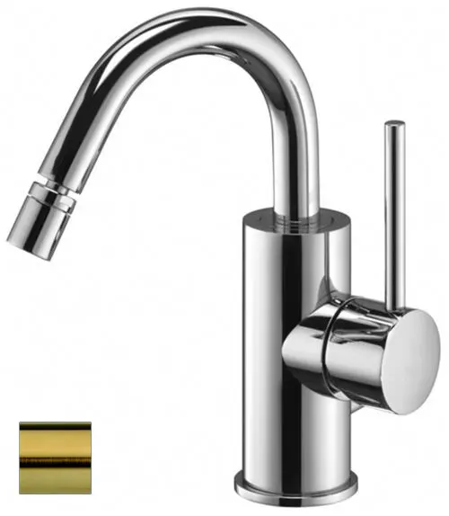 Paffoni Light - Miscelatore per bidet, color oro satinato LIG138HGSP