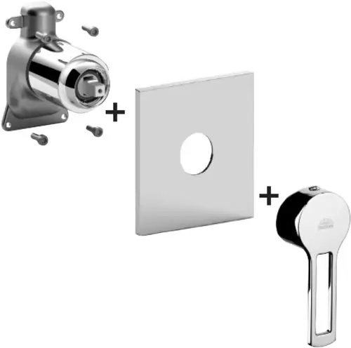 Levně Paffoni Ringo - Baterie pod omítku pro 1 spotřebič, chrom RINBOX010CR