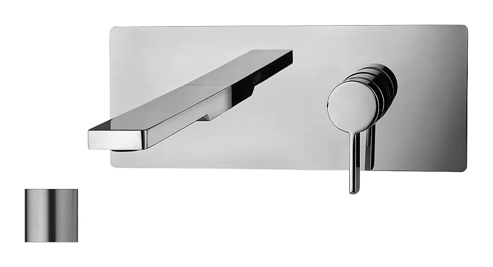 Paffoni Rock - Mitigeur de lavabo encastré avec corps, inox RO105ST