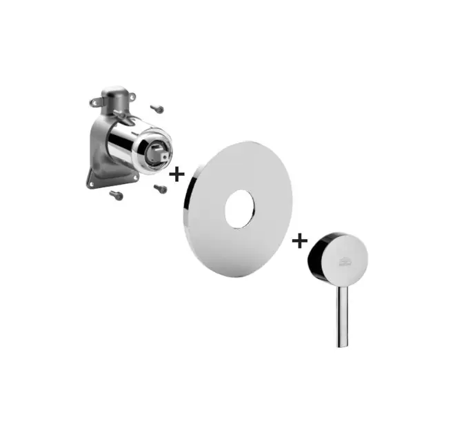 Levně Paffoni Stick - Baterie pod omítku pro 1 spotřebič, chrom SKBOX010CR