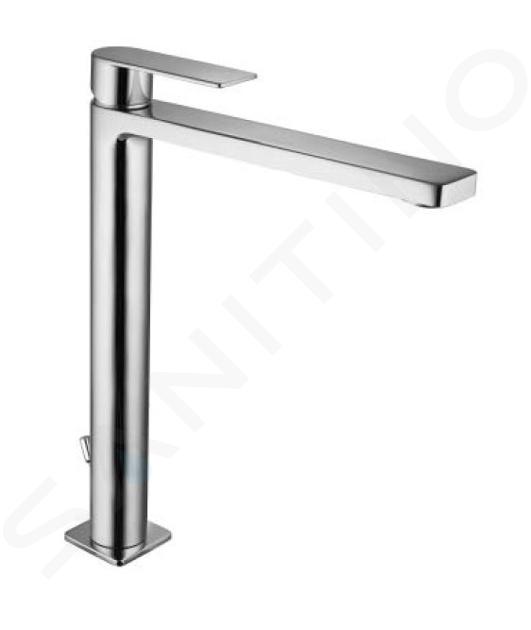 Paffoni Tango - Grifo de lavabo, con desagüe, acero inoxidable TA085ST