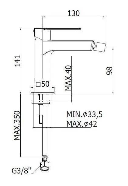 Miscelatore Bidet TANGO PAFFONI TA131CR - Senza Scarico, Con Flessibili Inox E Aeratore - Foto 10