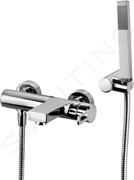 Paffoni West - Mitigeur de baignoire avec accessoires, chrome WS026CR