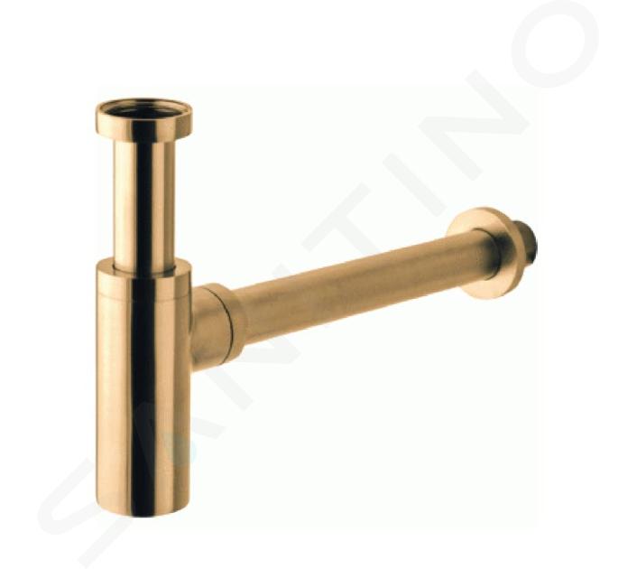 Paffoni Accesorios - Sifón de lavabo, oro cepillado ZACC240HGSP