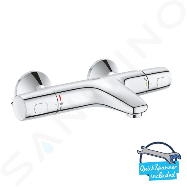 Grohe Precision Trend - Miscelatore termostatico per vasca da bagno, cromo 34227002