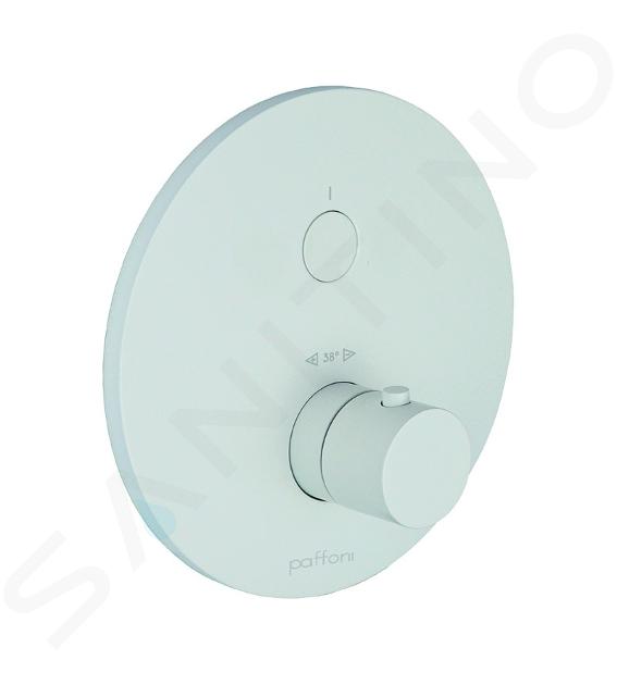 Paffoni Compact Box - Mitigeur de douche thermostatique encastré, blanc mat CPT013BO