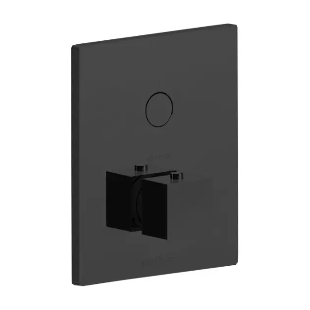 Levně Paffoni Compact Box - Termostatická sprchová baterie pod omítku, matná černá CPT513NO