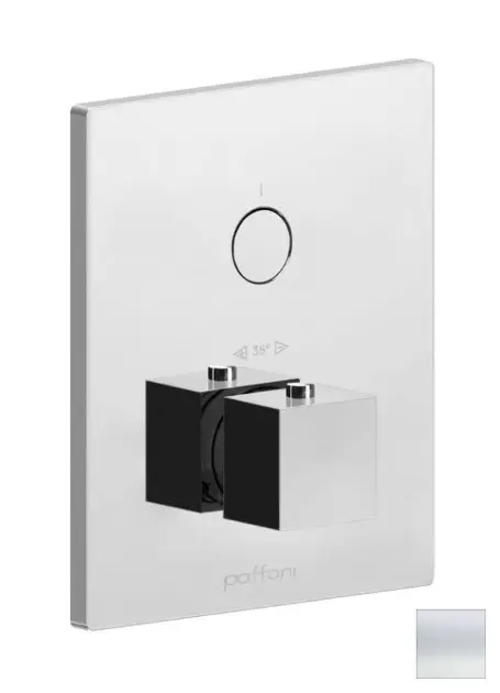 Paffoni Compact Box - Mitigeur de douche thermostatique encastré, blanc mat CPT513BO