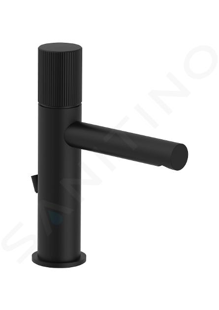 Paffoni Jo - Grifo de lavabo, con desagüe, negro mate JO075NO