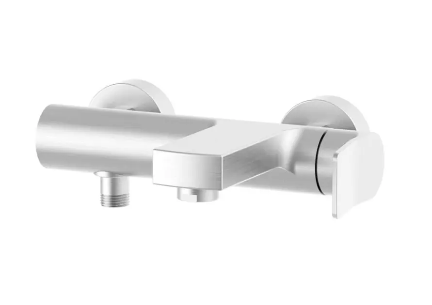 Paffoni Tilt - Bateria wannowa, stal nierdzewna TI022ST