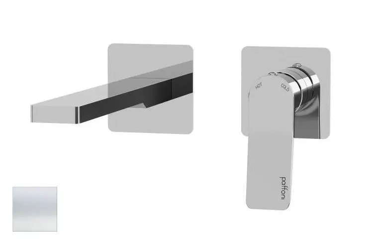 Paffoni Tilt - Umyvadlová baterie pod omítku s tělesem, 2-otvorová instalace, matná bílá TI105BO70