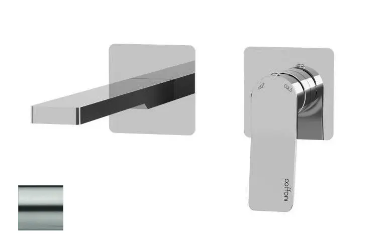 Paffoni Tilt - Umyvadlová baterie pod omítku s tělesem, 2-otvorová instalace, nerez TI106ST70