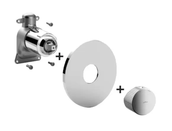 Paffoni Jo - Miscelatore doccia da incasso, cromo JOBOX010CR