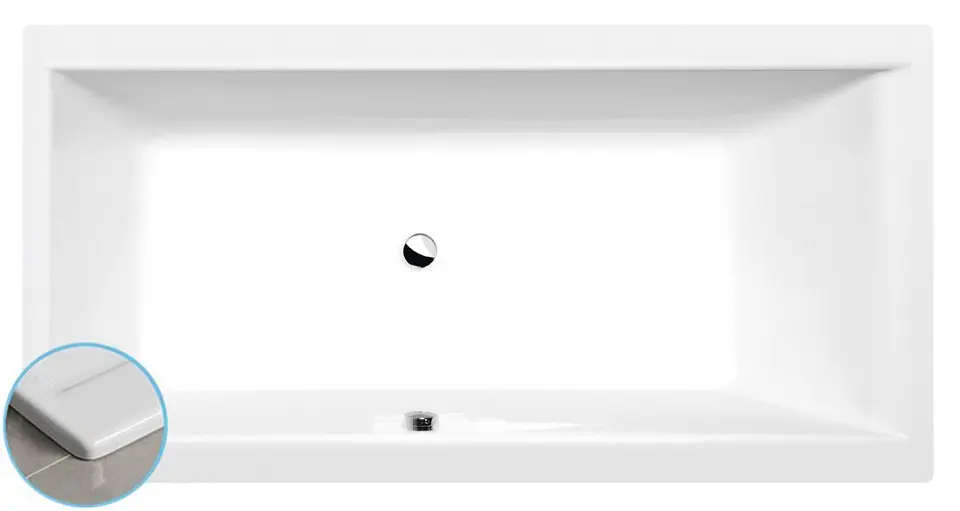 Polysan - Kada 180x90x48 cm, bijela 13111S