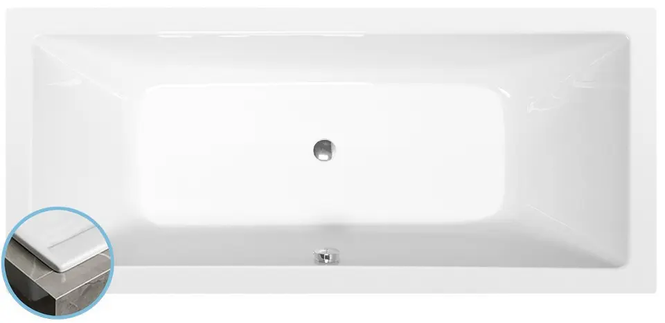 Polysan - Kada 180x80x39 cm, bijela 71710S