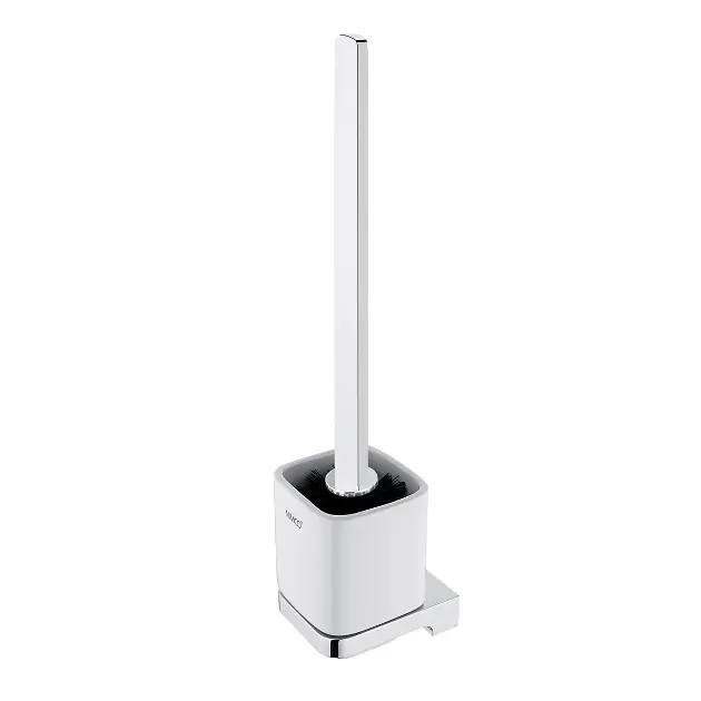 Nimco Maya - Falra szerelhető WC kefe tartóval, fehér kerámia/króm MA 29094KN-HR-26