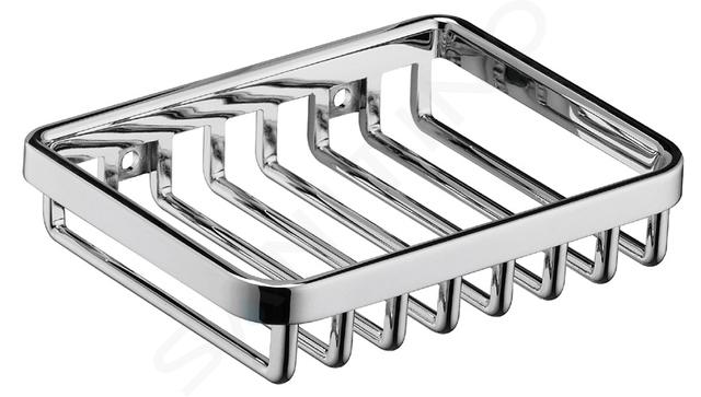 Keuco Accessori da bagno - Portasaponetta a griglia con supporto, cromo 24901010000