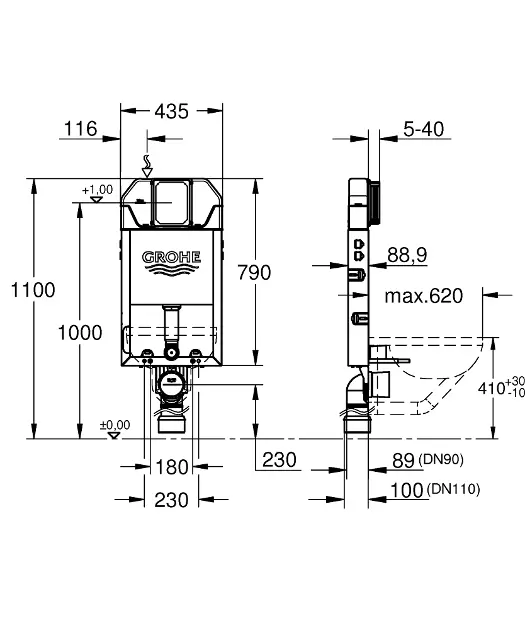 Grohe afsluitkraan 43392000 | ISI166944