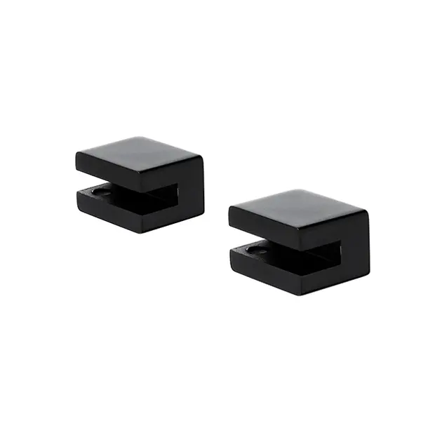 Nimco Kibo - Samostatné úchyty pro poličky, černý mat Ki-14091BS-90