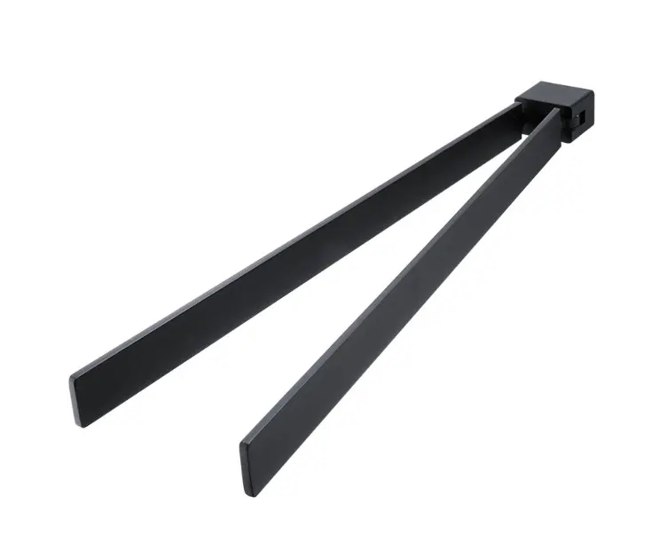 Levně Nimco Kibo - Držák ručníků otočný, 38 cm, černá mat Ki-14096-90
