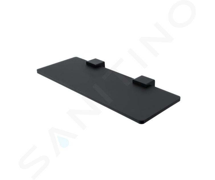 Nimco Kibo - Plank IXI, lengte 30 cm, zwart plexiglas Ki-X330-C-90