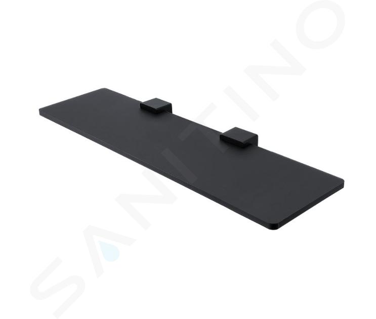 Nimco Kibo - Ablage IXI, Länge 50 cm, Plexiglas Schwarz Ki-X350-C-90
