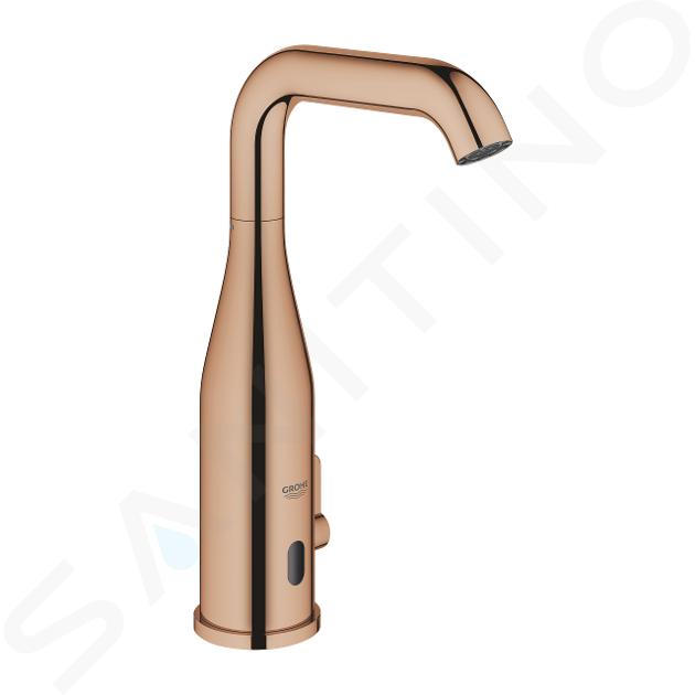 Grohe Essence E - Miscelatore elettronico ad infrarossi per lavabo con limitatore di temperatura regolabile, Warm Sunset 36445DA0