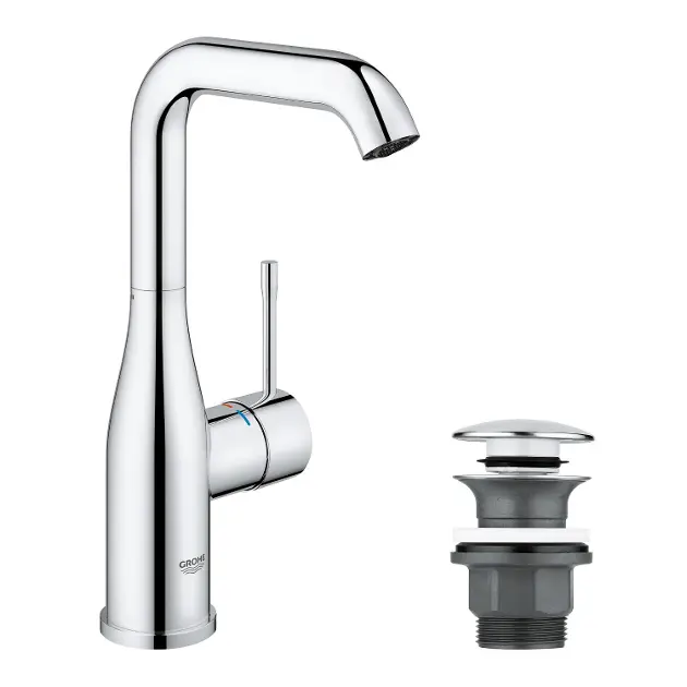 Grohe Essence New - Mitigeur de lavabo avec Push-Open, chrome 23799001