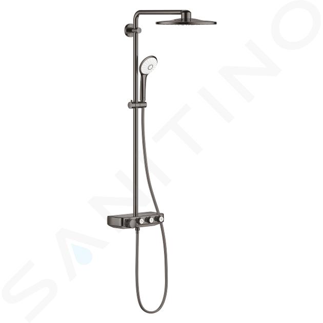 Grohe Euphoria SmartControl - Douchesysteem 310 Duo met thermostaatkraan, 3 straalsoorten, Hard Graphite 26507A00