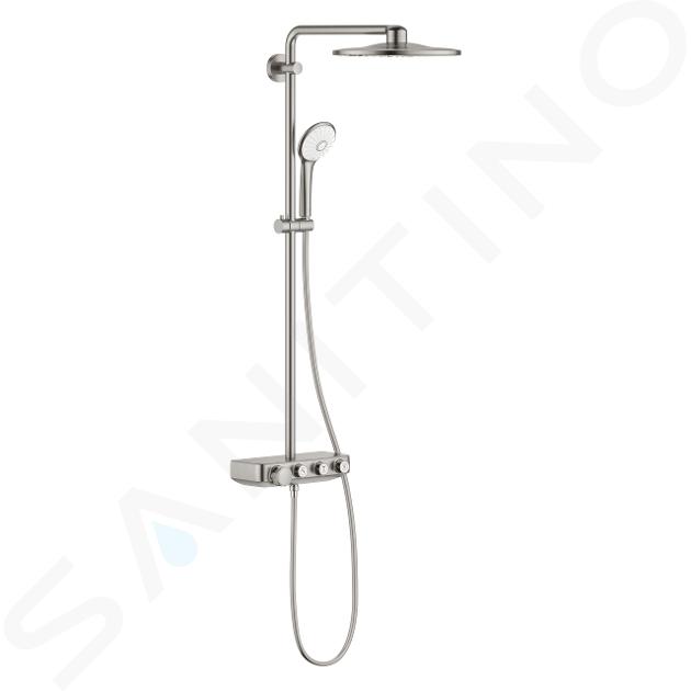 Grohe Euphoria SmartControl - Douchesysteem 310 Duo met thermostaatkraan, 3 straalsoorten, supersteel 26507DC0