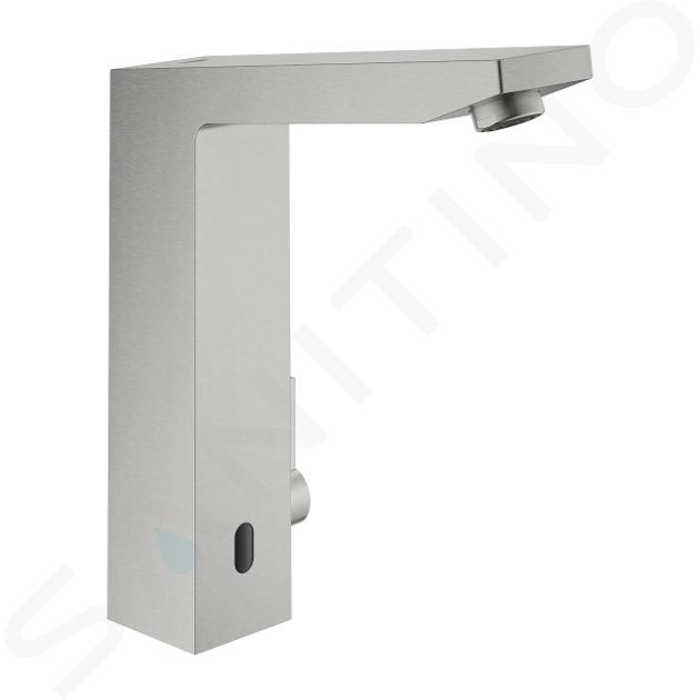 Grohe Eurocube E - Miscelatore elettronico ad infrarossi per lavabo, supersteel 36441DC0