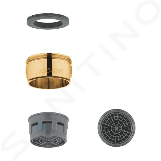 Grohe Piezas de recambio - Aireador M24x1, oro 13952G00