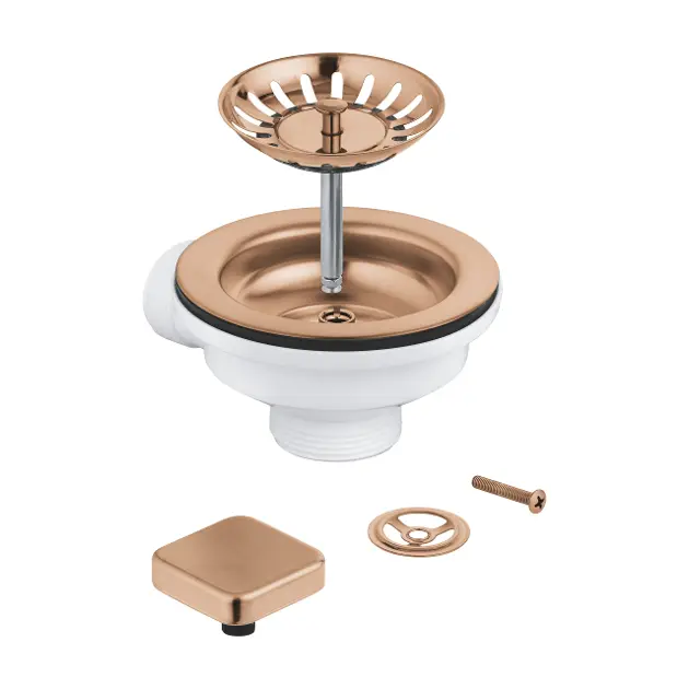 Grohe - Odtoková souprava pro dřez, kartáčovaný Warm Sunset 40400DL0