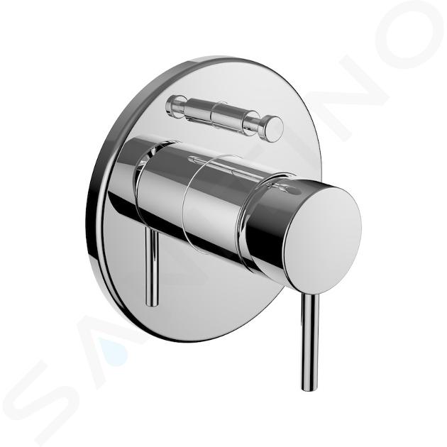 Laufen Twinplus - Vaňová batéria pod omietku, s 2 výstupmi, zavzdušňovací ventil, chróm HF505489100000