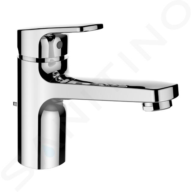 Laufen Citypro - Eéngreeps wastafelkraan met afvoer, chroom HF500903100000