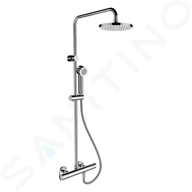 Laufen Citypro - Zuhanyszett 200 termosztáttal, krómozott HF500957100600