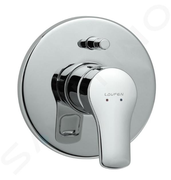 Laufen Citypro - Miscelatore a leva per vasca a 2 uscite, da incasso, cromo HF500979100000