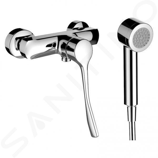 Laufen Citypro - Mitigeur de douche mural avec pomme de douche, chrome HF500952100694