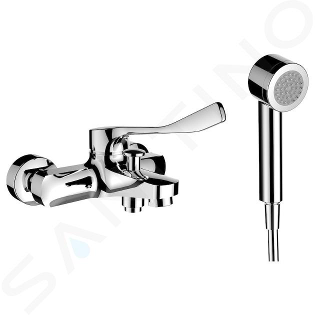 Laufen Citypro - Mitigeur de baignoire à levier avec accessoires, chrome HF500962100694