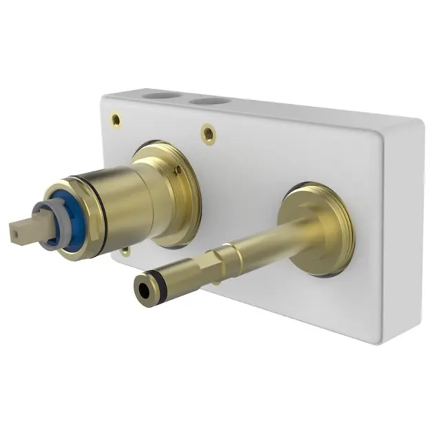 Laufen Concealed Bodies - Corps d’encastrement, Simibox 2-points, levier à gauche HF574047000000