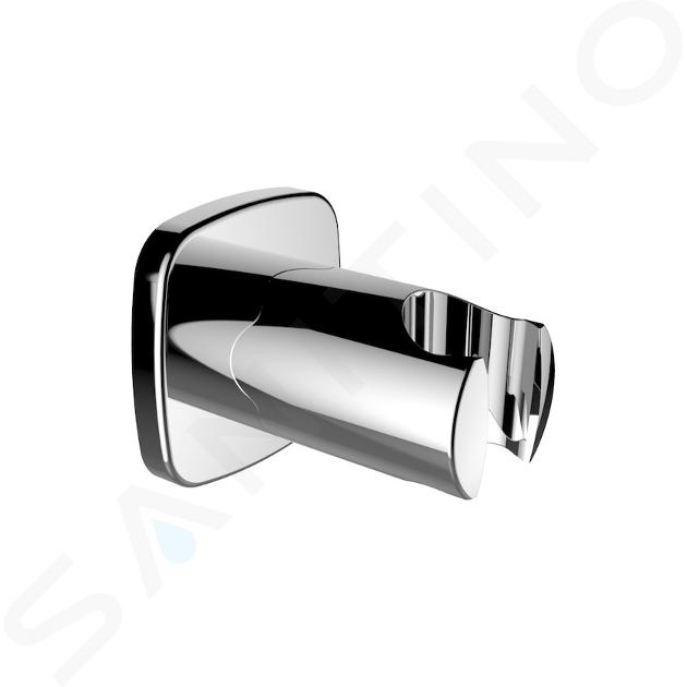 Laufen Accesorios de ducha - Soporte de teleducha de pared City, cromo HF504774100000