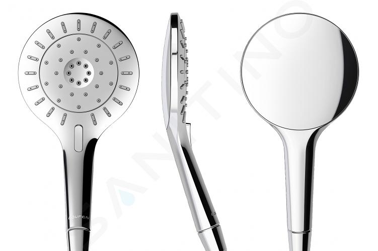 Laufen Zuhanyzó tartozékok - MyTwin120 zuhanyfej, 3 fúvóka, króm, króm HF939029100000