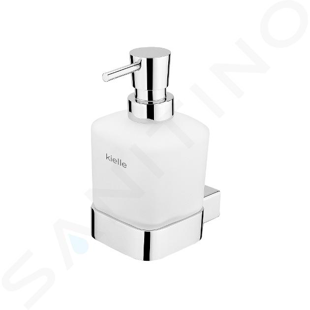 kielle Vega - Wall mounted soap dispenser, frosted glass/chrome 40118010